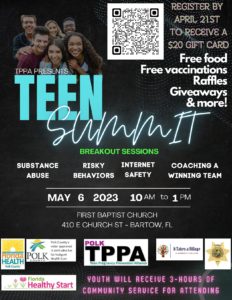 Read more about the article ANNUAL TEEN SUMMIT IN BARTOW, FLORIDA – May 6, 2023